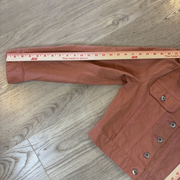 Kate‎ Spade New York Size Small Burnt Pink Jacket 100 Percent Cotton Euc - Picture 3 of 6